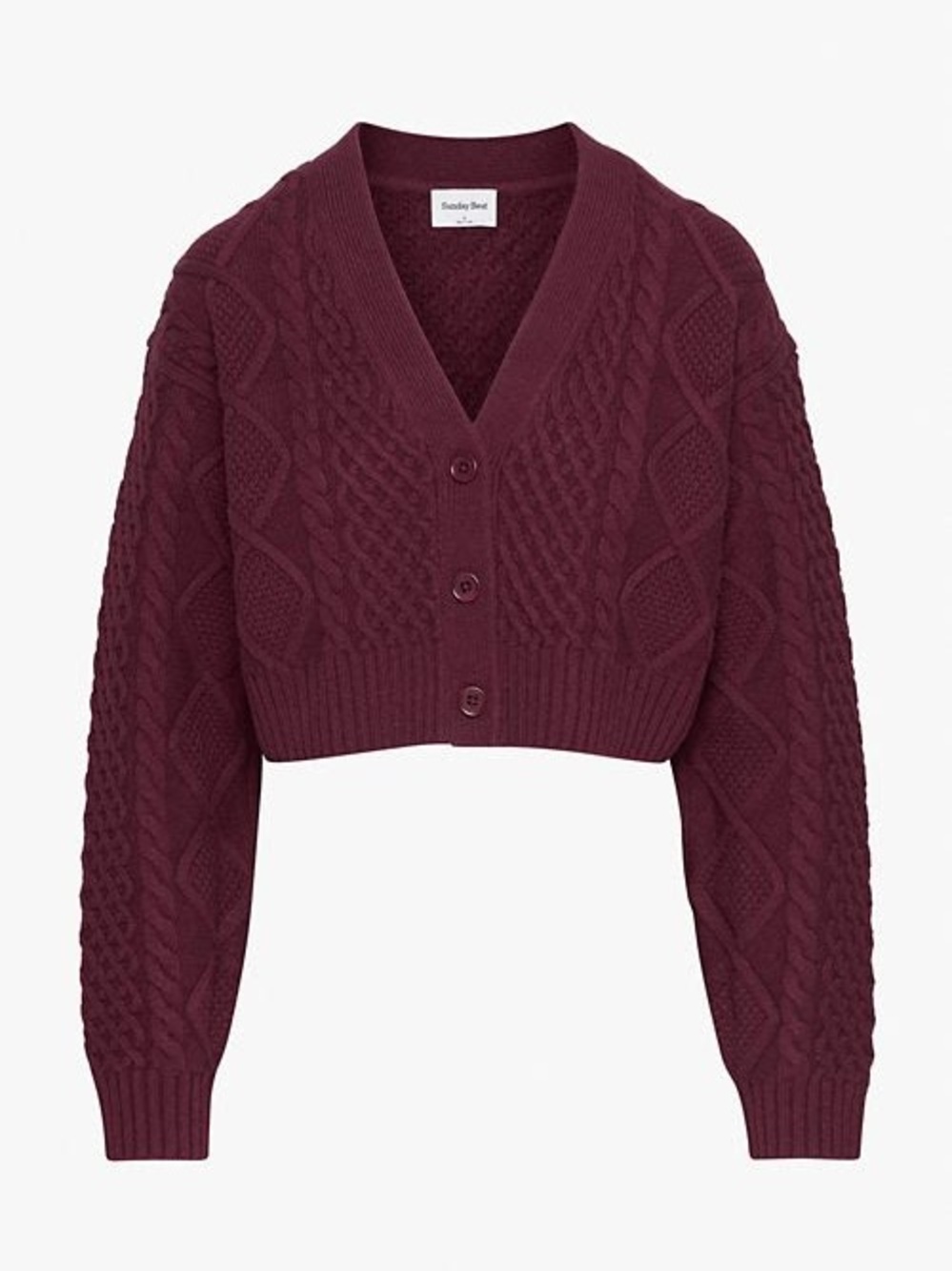Sunday Cooper Cardigan - Burgundy